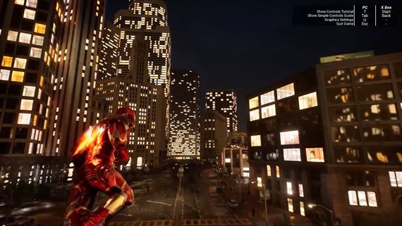 Iron Man priiel do Matrix mesta v Unreal Engine 5