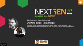 Video: Michal Ivan a Martin Luciak - Drawing battle - živá maľba