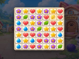 Kitty Match 3 puzzle game