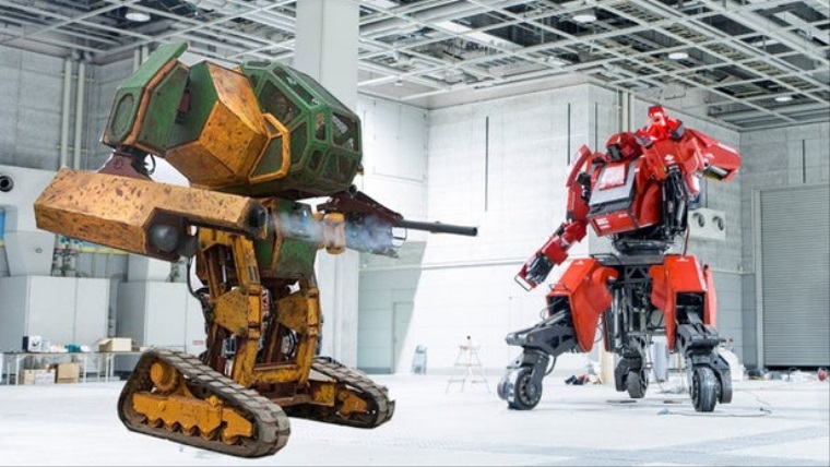 Ako vyzeral prv Giant Robot duel?