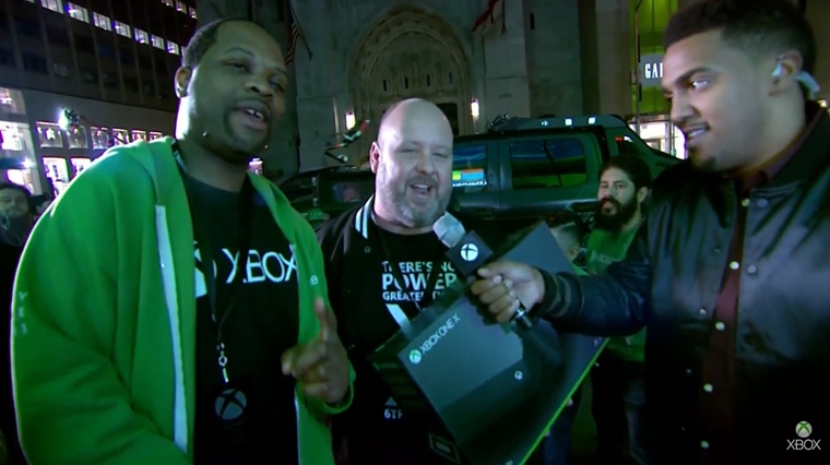 Zznam z Xbox One X launchu