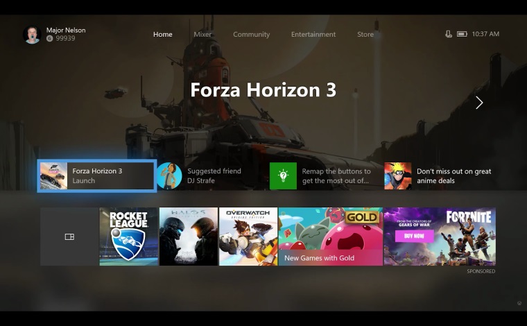 Nov preview update pre Xbox One priniesol fluent dizajn