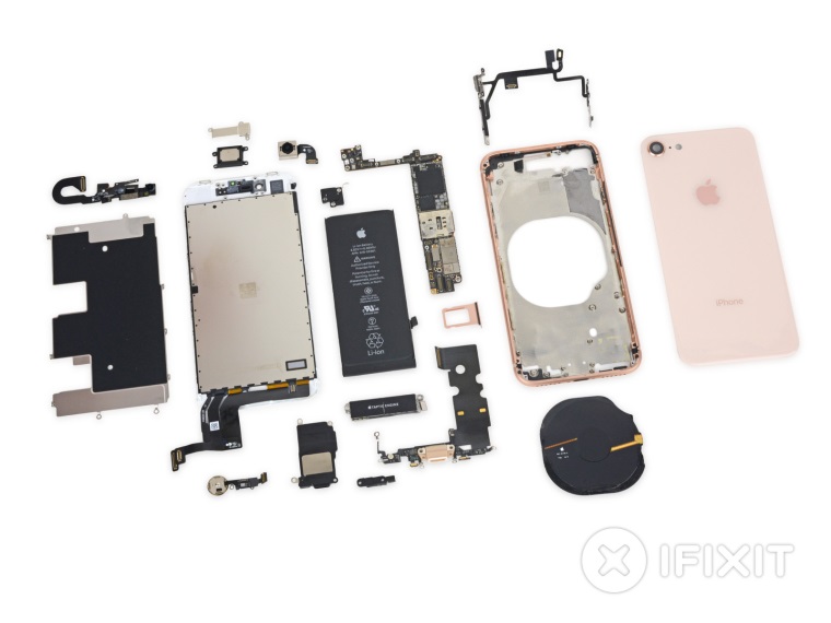 Rozobrat iPhone 8 potvrdzuje meniu batriu a niekoko kontruknch zmien