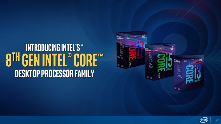 Intel predstavil ceny procesorov 8. genercie, prdu v oktbri