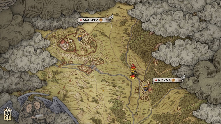 Kingdom Come: Deliverance ukazuje mapu a arty