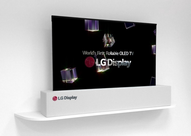 LG predstavilo 65 palcov rolovaten TV