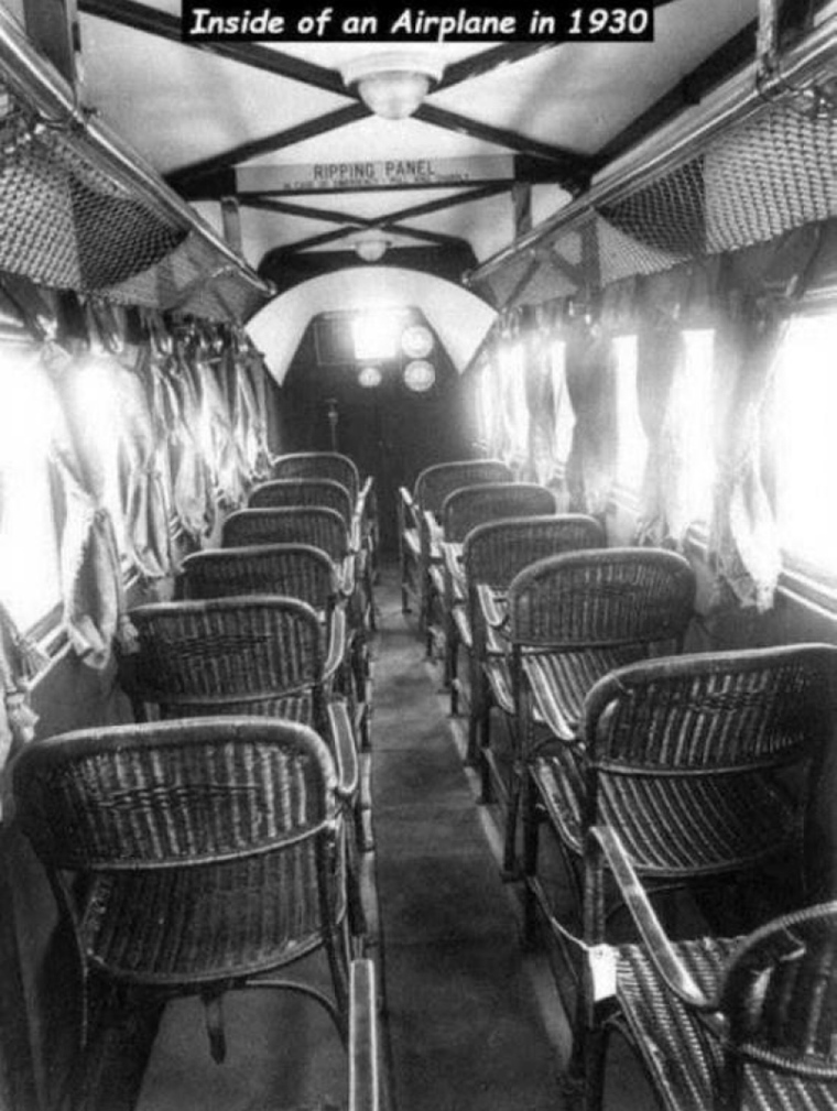 V lietadle v roku 1930