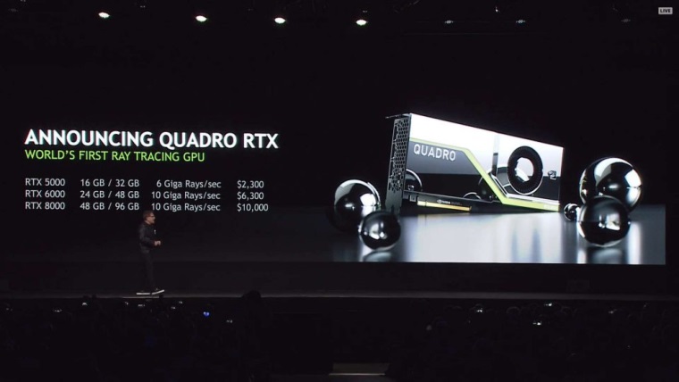 Nvidia predstavila prv Quadro RTX grafick karty pre realtime raytracing 