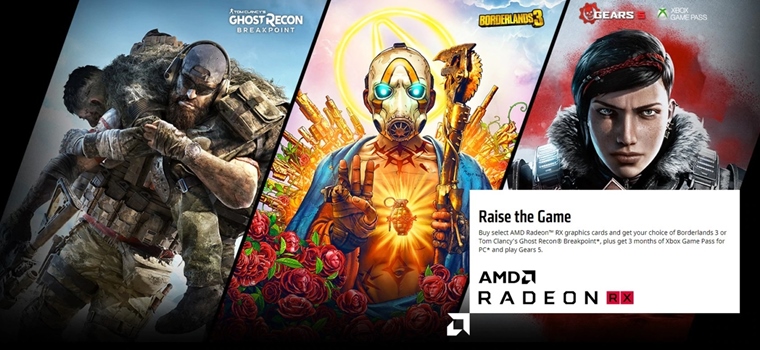 AMD pribauje k svojim procesorom a grafikm Ghost Recon Breakpoint a Borderlands 3