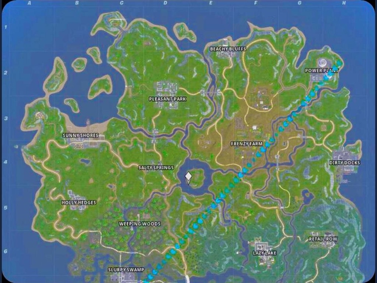Takto vyzer mapa Fortnite Episode 2