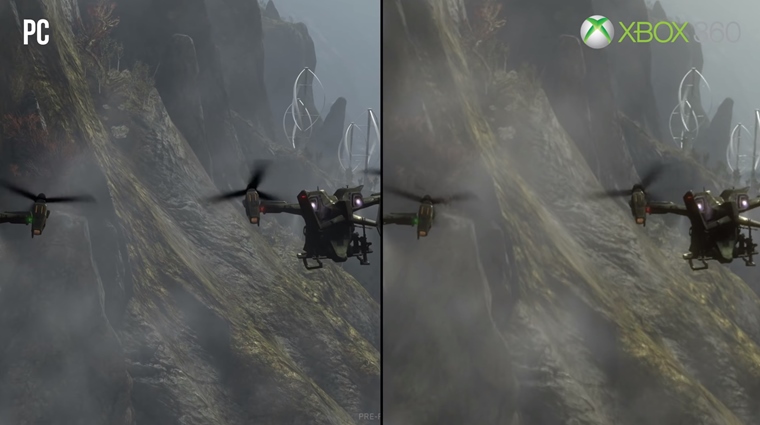 PC verzia Halo: Reach porovnan s originlom