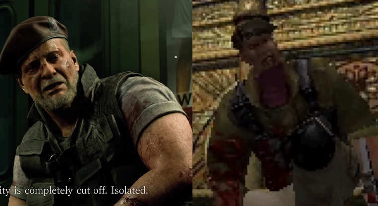 Porovnanie Resident Evil 3 remake s originlom Resident Evil 3 