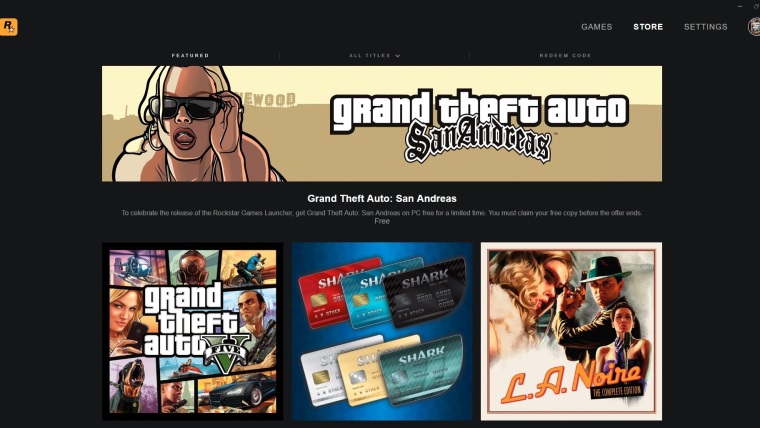 Rockstar spa svoj PC launcher, ak si ho naintalujete dostanete GTA: San Andreas zadarmo