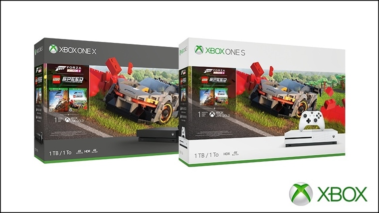 Microsoft pripravil Xbox One bundle s Forzou Horizon 4 a Lego expanziou