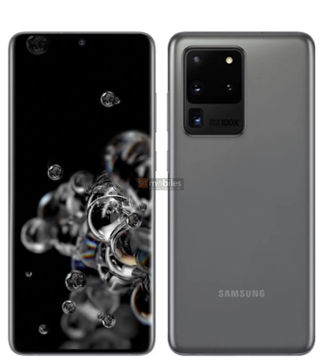 Bližší pohľad na Galaxy S20 Ultra