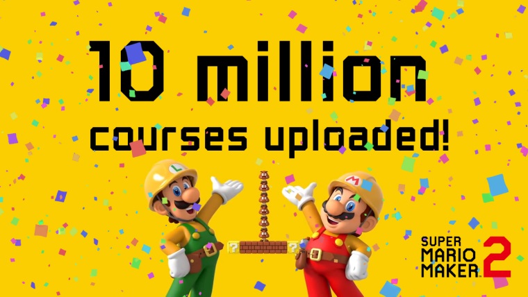 Hri v Super Mario Maker 2 vytvorili u 10 milinov levelov
