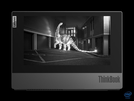 Lenovo Thinkbook Plus má na kryte eInk displej