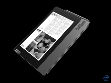Lenovo Thinkbook Plus má na kryte eInk displej