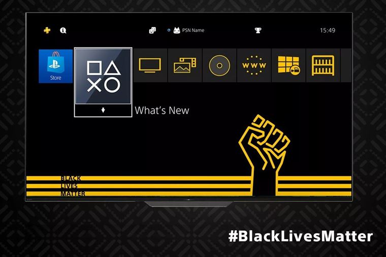 Sony pridalo na PS4 Black Lives Matter tmu