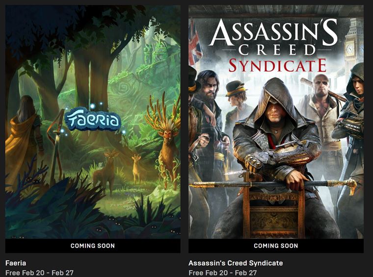Epic rozril ponuku free hier, od tvrtka bude zadarmo Assassin's Creed Syndicate
