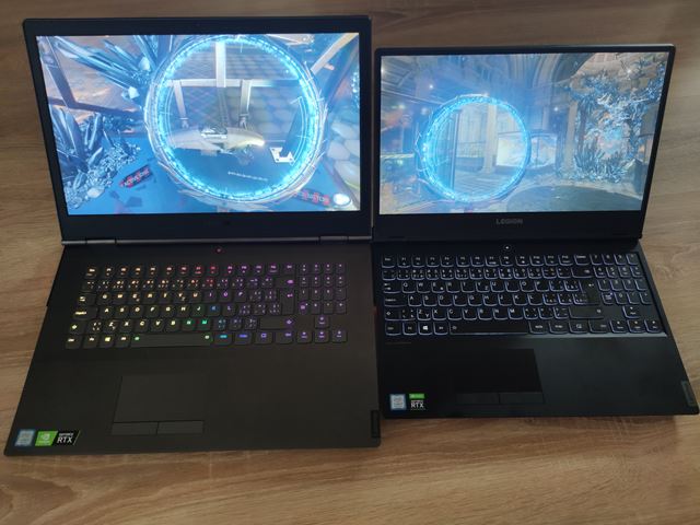 Vybrať si 15 palcový Legion Y540, alebo 17 palcový Legion Y740 notebook?