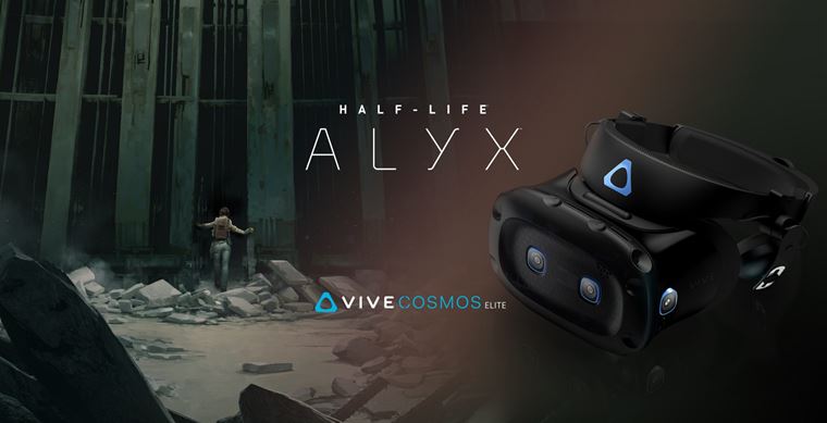 HTC Vive Cosmos Elite headset pribauje Half-Life: Alyx zadarmo