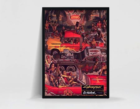 CD Projekt Red ponúka tematické plagáty k Cyberpunk 2077