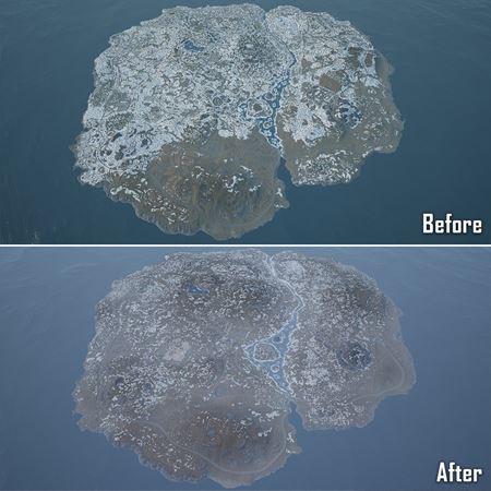 PUBG ukazuje zmeny na Vikendi mape