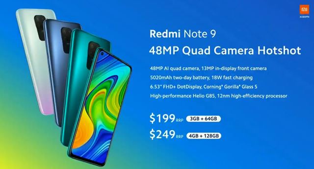 Xiaomi predstavil Redmi Note 9 Pro, Redmi Note 9 a Mi Note 10 lite