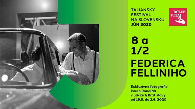 Festival talianskej kultúry Dolce Vitaj uvedú fotografie z nakrúcania Felliniho 8 ½