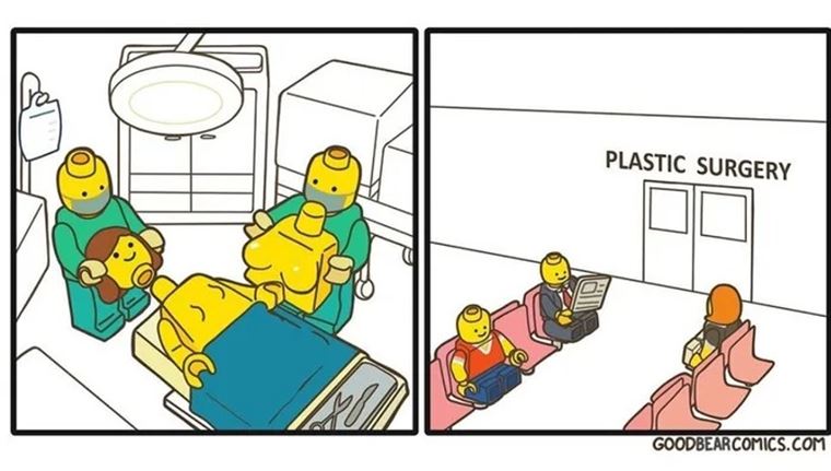 Ako funguje LEGO plastick chirugia?