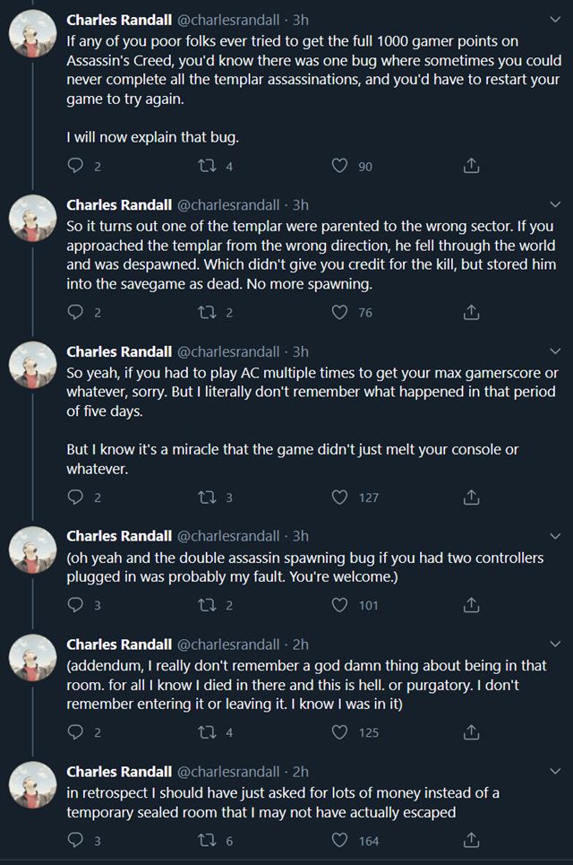 Ubisoft pridal vedľajšie aktivity do prvého Assassin's Creedu preto, lebo syn šéfa sa v hre nudil
