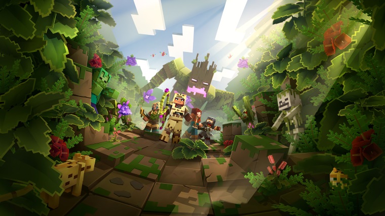 Minecraft Dungeons u dostal prv rozrenie - Jungle Awakens