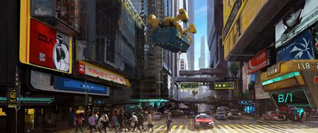 Cyperpunk 2077 ukázal centrum mesta