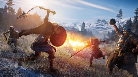 Dávka záberov na Assassin's Creed Valhalla