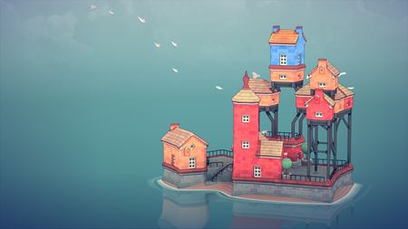 Townscaper prišiel do early access na Steame