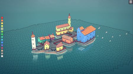 Townscaper prišiel do early access na Steame