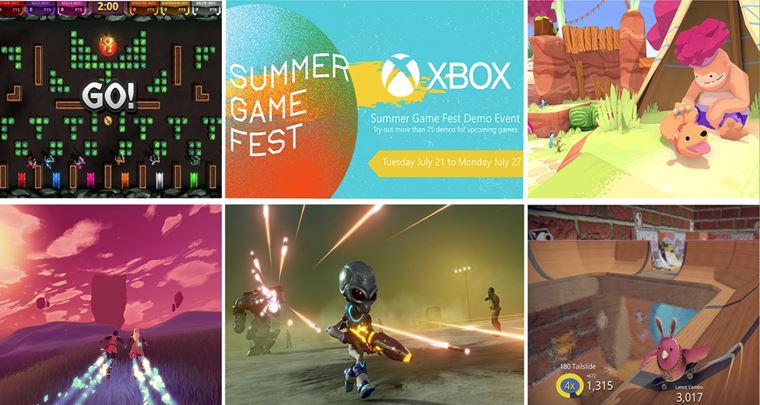 Cez 70 demoverzi je dostupnch na Xbox One v rmci  Xbox Summer Game Festu