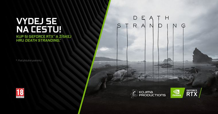 Nvidia pribauje Death Stranding k RTX kartm