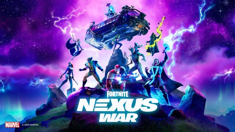 Fortnite tartuje nov seznu - Nexus War s ponukou Marvel superhrdinov