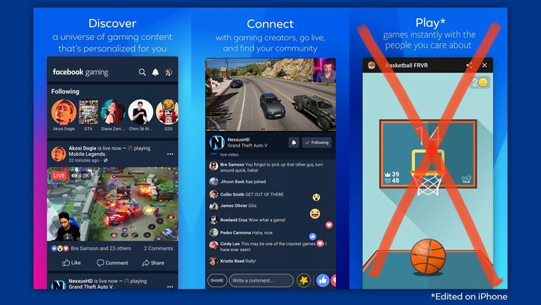 Facebook vydal Facebook Gaming aplikciu na iOS, ale bez hier