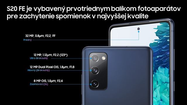 Samsung predstavuje Galaxy S20 FE mobil