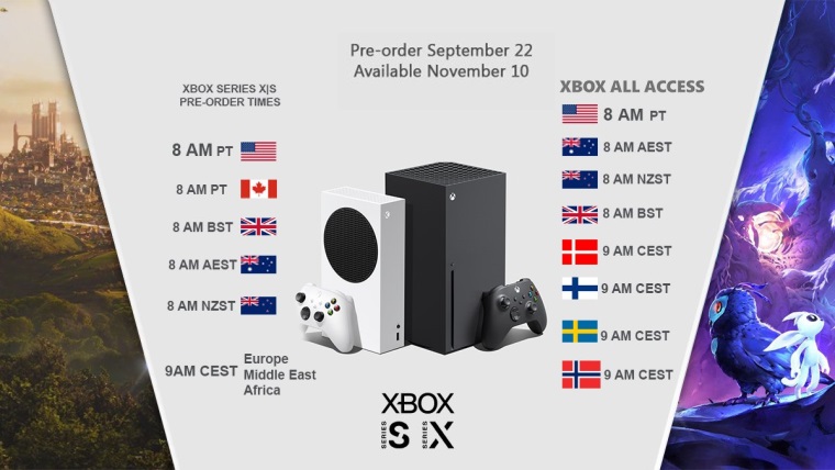 Xbox Series X a Series S predobjednvky bud spusten 22. septembra rno