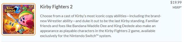 Nintendu unikli informácie o novej Kirby hre