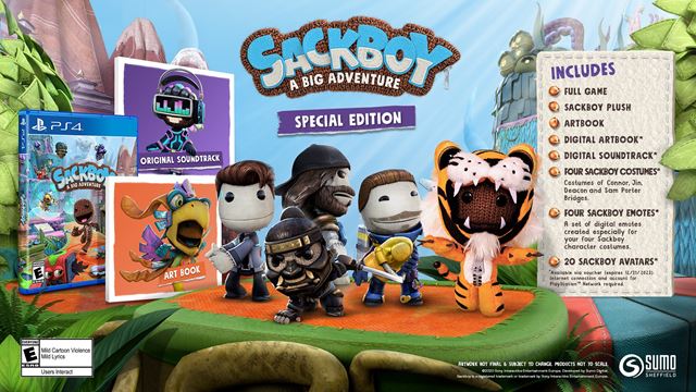 Sackboy: A Big Adventure predstavuje svoje edície