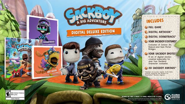 Sackboy: A Big Adventure predstavuje svoje edície