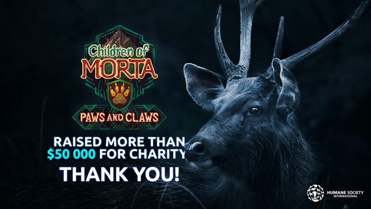 Pomocou predaja DLC Paws and Claws pre Children of Morta sa vyzbieralo 50 tisc dolrov, charitatvna akcia pokrauje alej