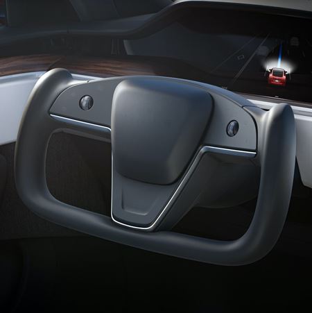 Tesla ukázala nový Model S s vylepšeným interiérom ...... a so Zaklínačom 3