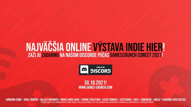 Výstava indie hier Games Crunch začne v sobotu o 9:00