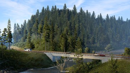 American Truck Simulator ukazuje Montanu